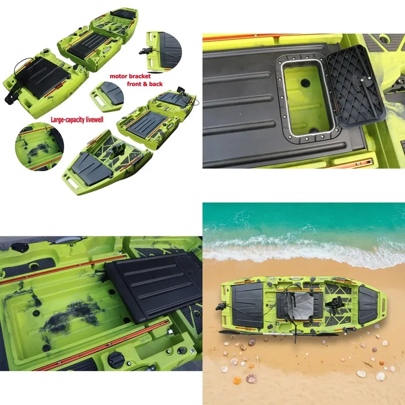Fishing Kayak Pedal Drive - Kajak modułowy z napędem na pedały
