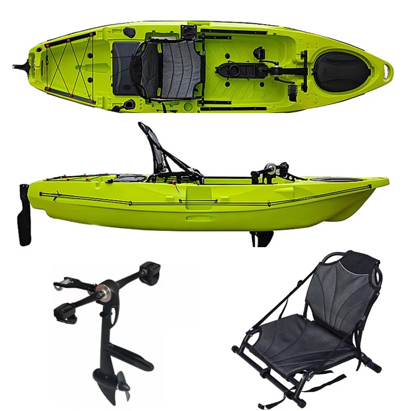 Fishing Kayak Pedal Drive - Plastikowy kajak wędkarski OEM dla jednej