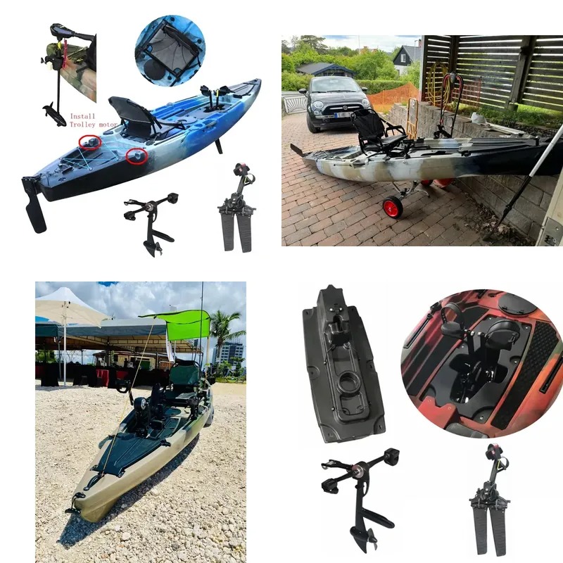 Fishing Kayak Sit On Top - Elektryczny silnik do wędkowania z pojedynczym