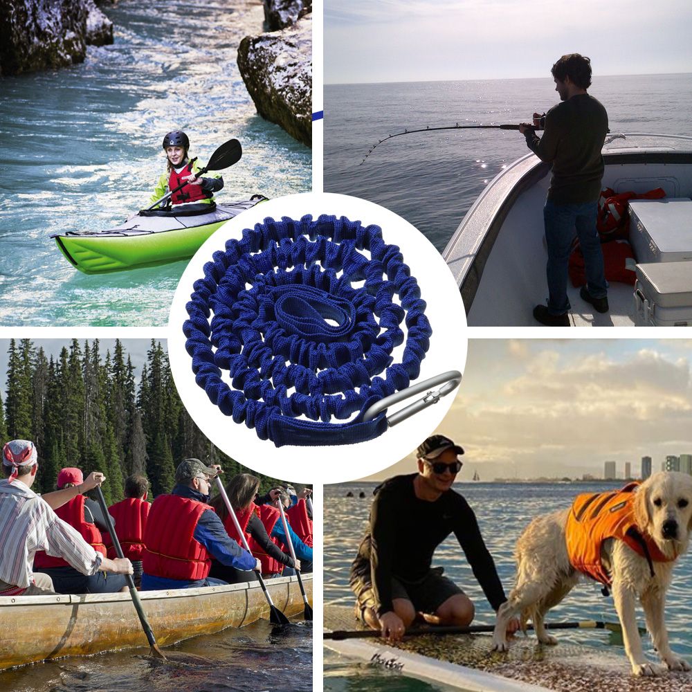 Regulowana elastyczna smycz do – Fishing Kayak Paddle Leash recenzja i cena