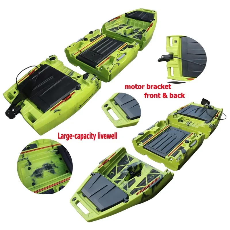 Kajak modułowy z napędem na pe – Fishing Kayak Pedal Drive recenzja i cena
