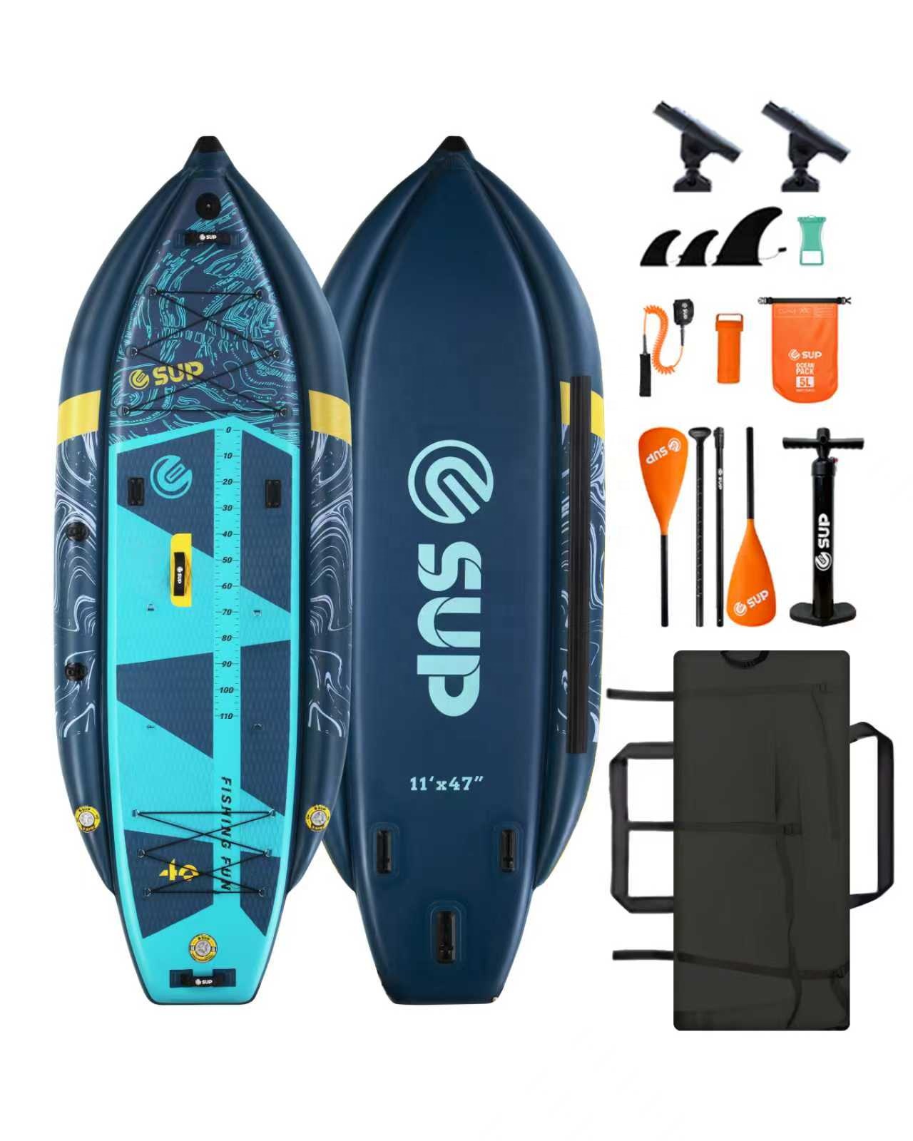 Nadmuchiwany kajak wędkarski z – Fishing Kayak Pedal Drive recenzja i cena