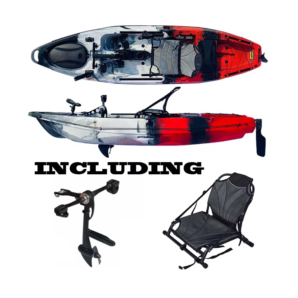 Plastikowy kajak wędkarski OEM – Fishing Kayak Pedal Drive recenzja i cena
